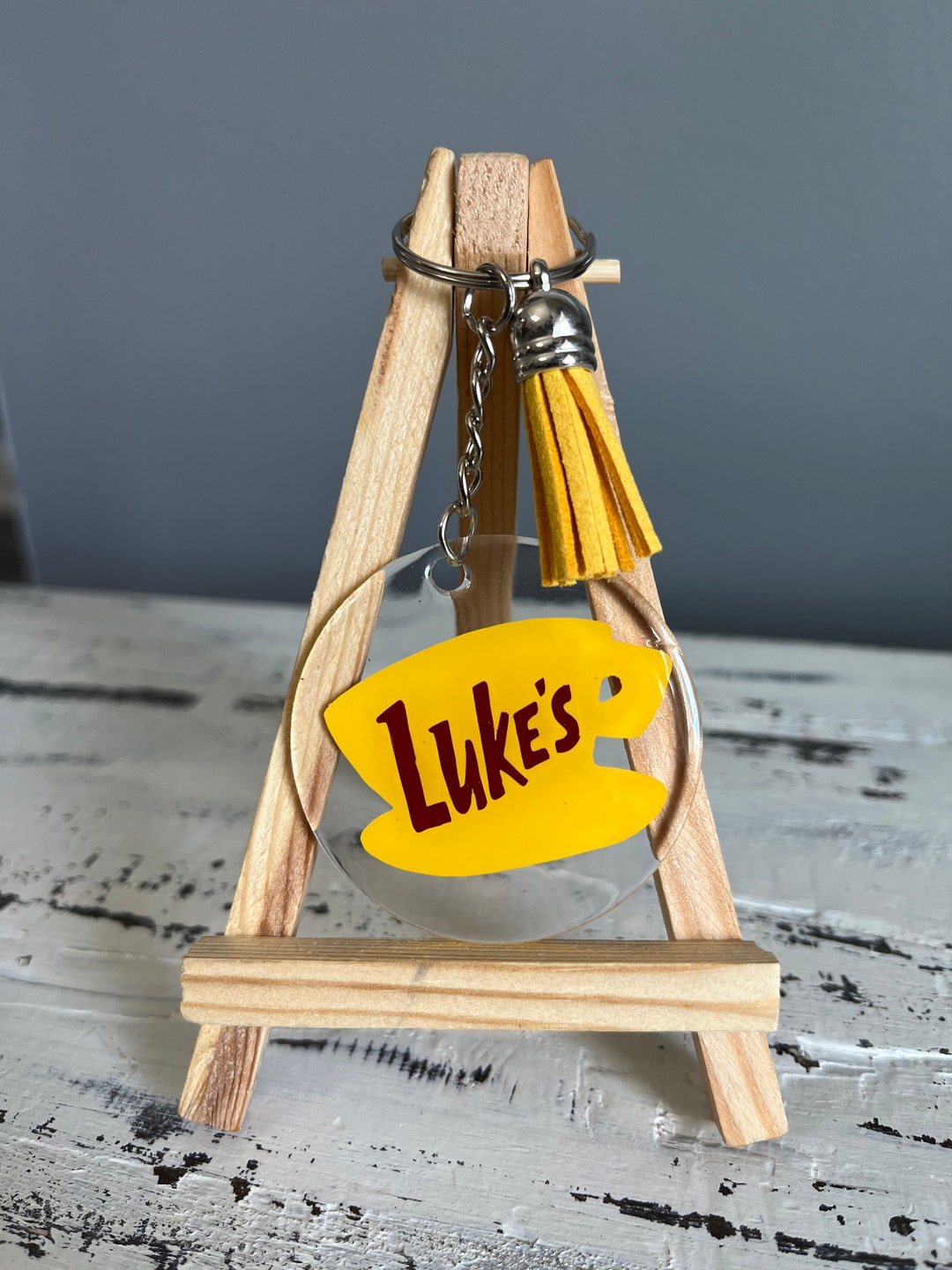 KEYCHIN Luke's Diner Bracciale Lorelai e Rory Fan Regali Luke's Diner Jewelry, Large, rame, metallo resistente, Argento