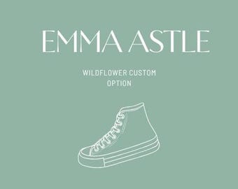 Match Your Bouquet – Custom Embroidered Bridal Shoes