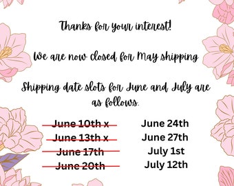 NEXT SHIPPING DATES for custom wedding shoes - 24th June - Please contact me directly