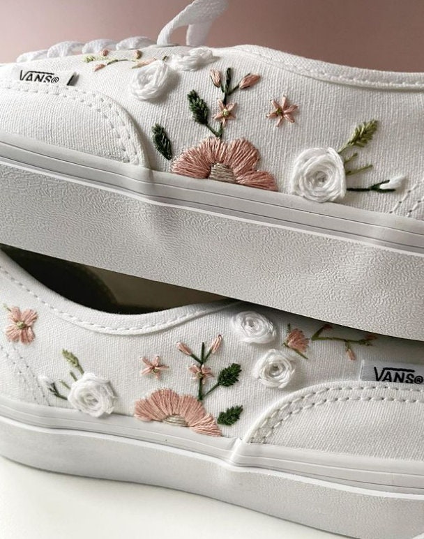 Custom Rose Vans Etsy UK
