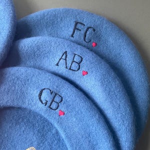 Custom Embroidered Beret - Etsy