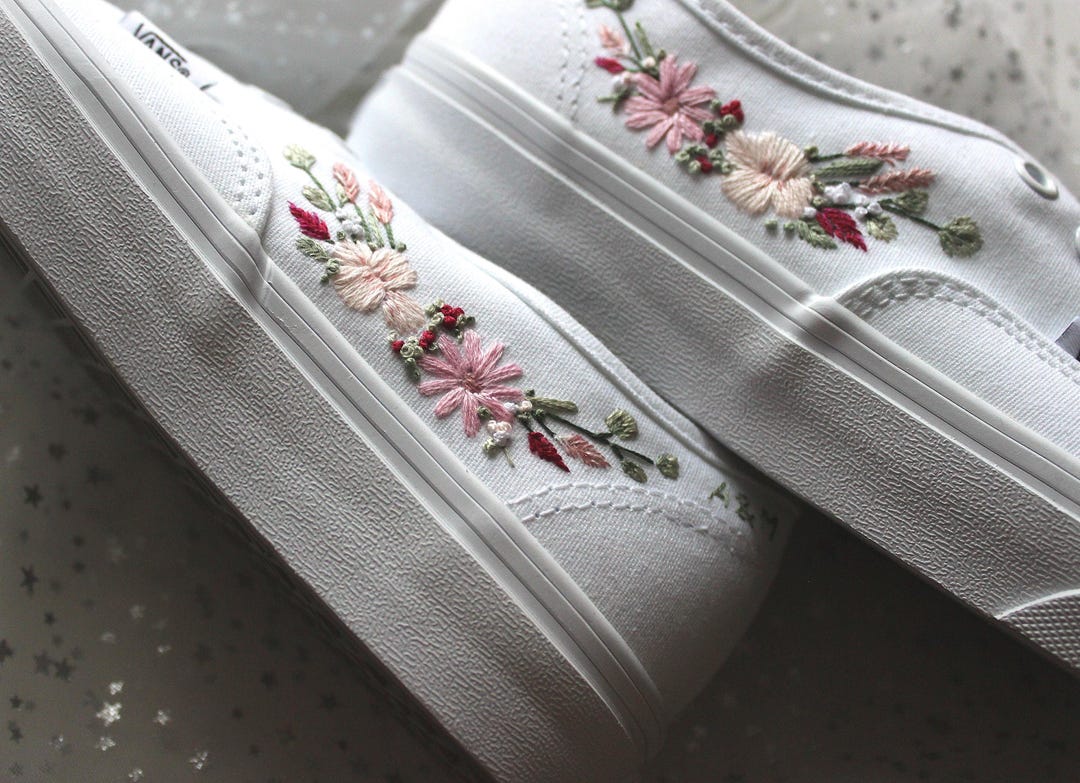 Zapatos de novia con flores rosas, zapatos de boda personalizados