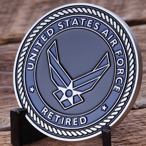 Air Force Retired Challenge Coin - Etsy
