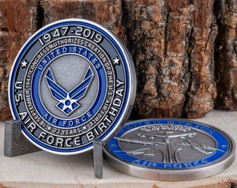 Moneta okolicznościowa urodzinowa Sił Powietrznych USA 2019