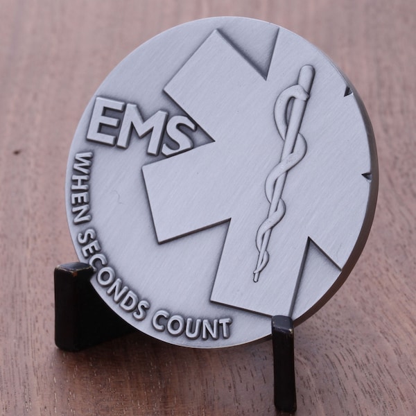 Emergency Medical Services EMS Challenge Coin