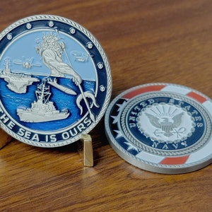 US Navy The Sea is Ours Challenge Coin