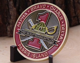 1st Recruit Training Battalion Parris Island Challenge Coin