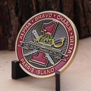1st Recruit Training Battalion Parris Island Challenge Coin