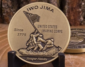 Iwo Jima marinkårens utmaningsmynt