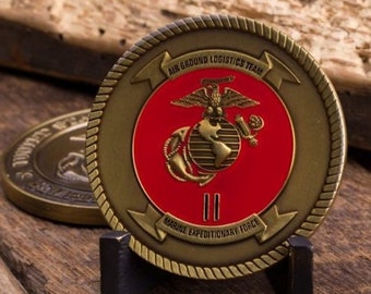 United States Marine Corps Expeditionary Force Air Ground Logistics Team Coin