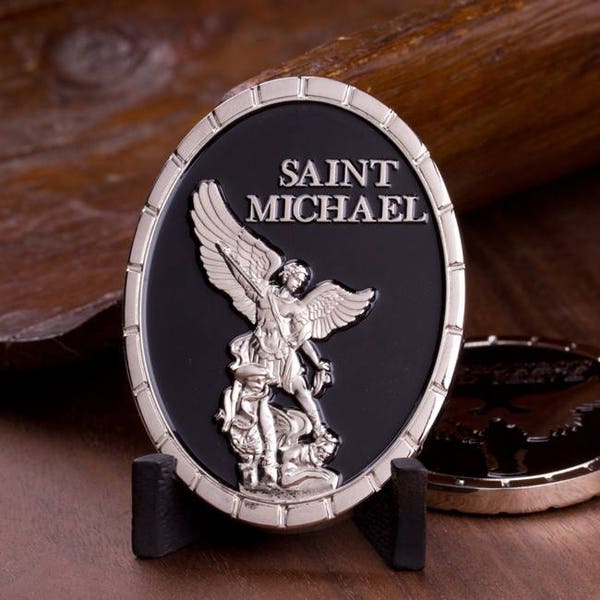 Saint Michael Challenge Coin, Police To Protect and Serve