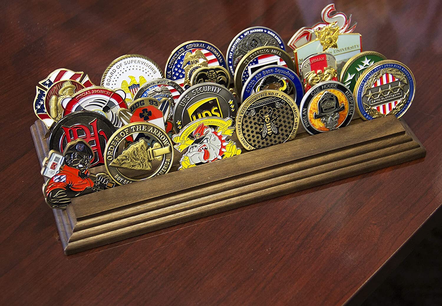 Wood 4 Row Challenge Coin Rack. 1925 coin holder solid Etsy