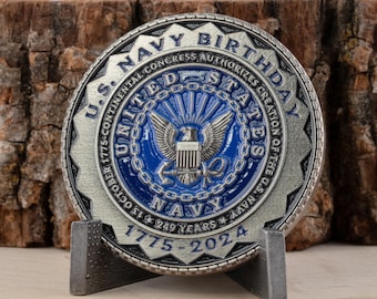 アメリカ海軍250周年記念チャレンジコイン、軍事ギフト - Etsy 日本