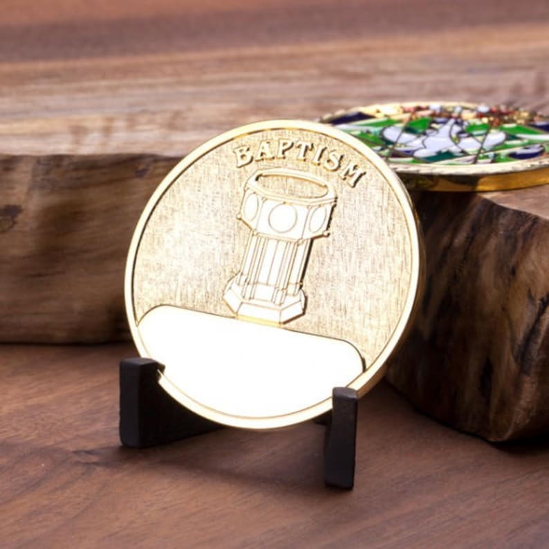 Baptism Challenge Coin - Etsy