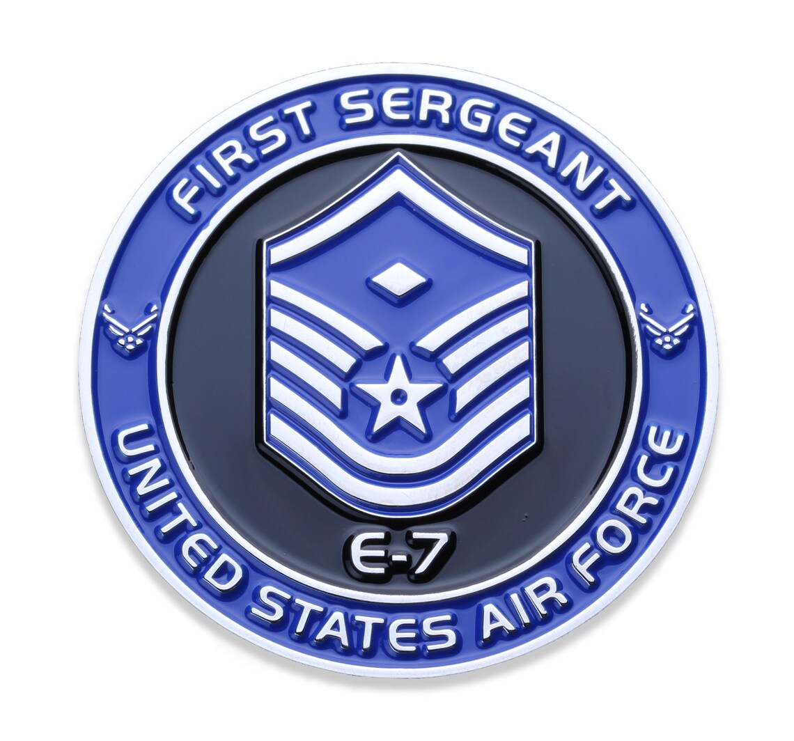Air Force First Sergeant E7 Challenge Coin Etsy