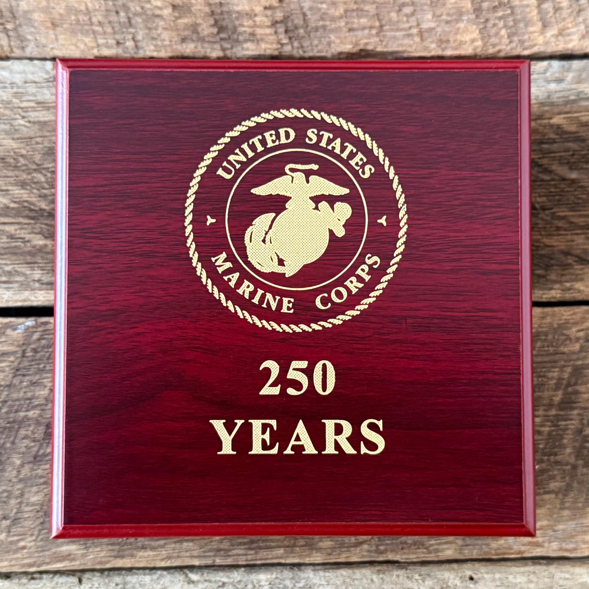 アメリカ海兵隊創立250周年記念チャレンジコイン（箱付き） - Etsy 日本