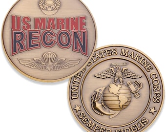 Marine Recon Challenge Coin