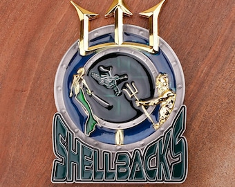 Moneta sfida Navy Shellback - Forma strana