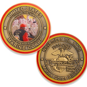 2022 United States Marine Corps Birthday Challenge Coin