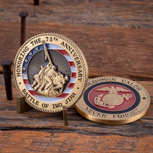 Iwo Jima 75th Anniversary Challenge Coin
