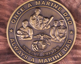Marine Father Coin
