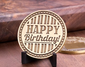 Happy Birthday Gold Coin