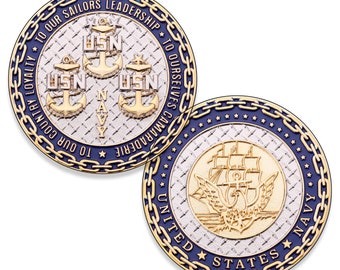 Moneta sfida dei capi della Marina degli Stati Uniti