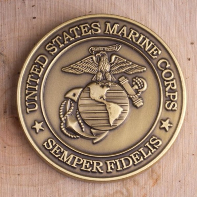 Marine Corps School Of Infantry Camp Geiger Challenge Coin - Collectible Military Coin