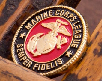 United States Marine Corps USMC League Lapel Pin