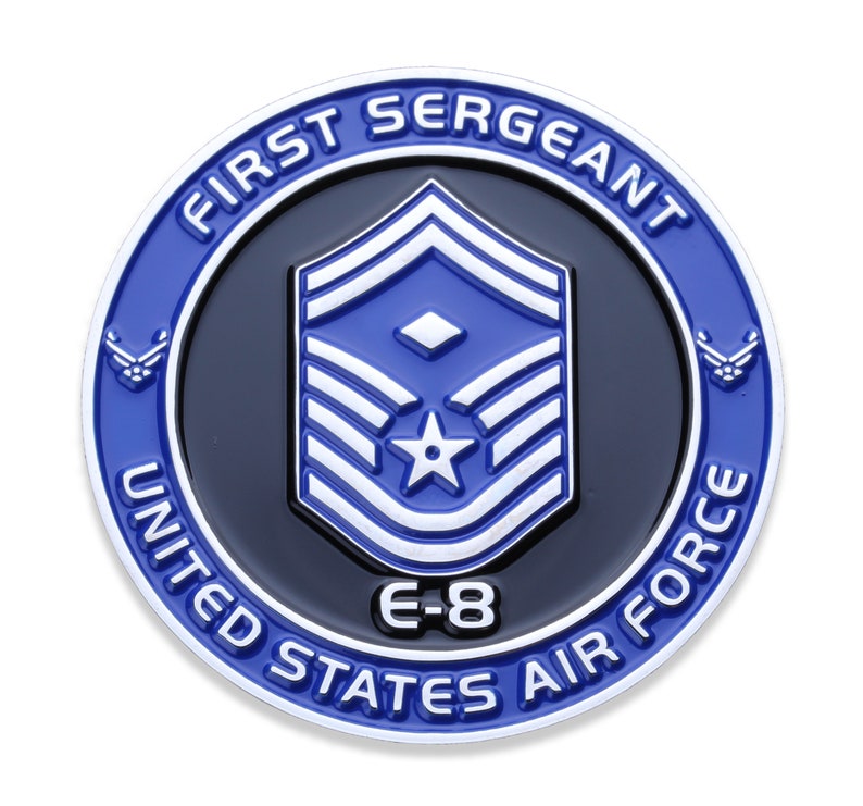 Air Force First Sergeant E8 Challenge Coin Etsy