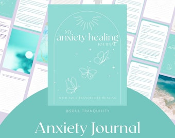 Anxiety Journal Ebook Download - Heal Your Anxiety & Support Your Nervous System - 90+ Pages for Instant Download