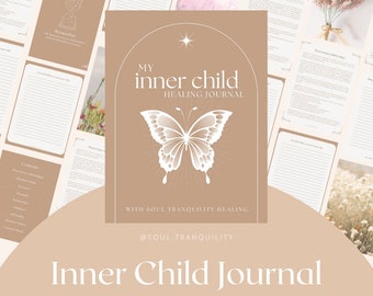 Inner Child Journal Prompts PDF Download - 64 Journalling Pages for Inner Child Healing - Guided Activities for Self Discovery and Healing