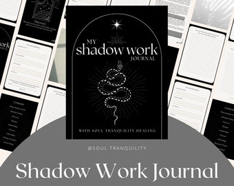 Shadow Work Journal Prompts PDF Download - 60 Journalling Pages for Shadow Work - Guided Shadow Work for Self Discovery and Healing