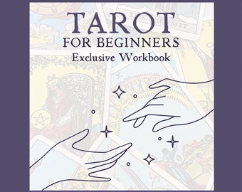 Tarot for Beginners Workbook - 32 Page Booklet for Learning Tarot - PDF File to Learn Tarot with Fun and Intuitive Exercises