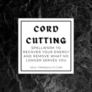 Energy Cord Cutting Ritual: Reclaim Your Power, Sever Ties