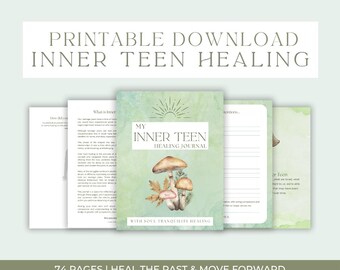 Inner Teen Healing Journal PDF – 70 Guided Prompts for Self-Discovery & Emotional Growth