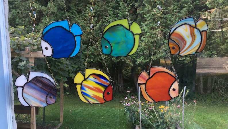 Stained Glass Fish # 13