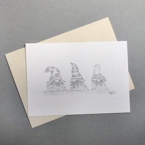 Postkarte, Motiv "Wichtel 4"