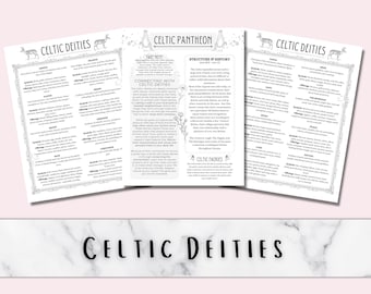 Celtic Deities Digital Grimoire Pages