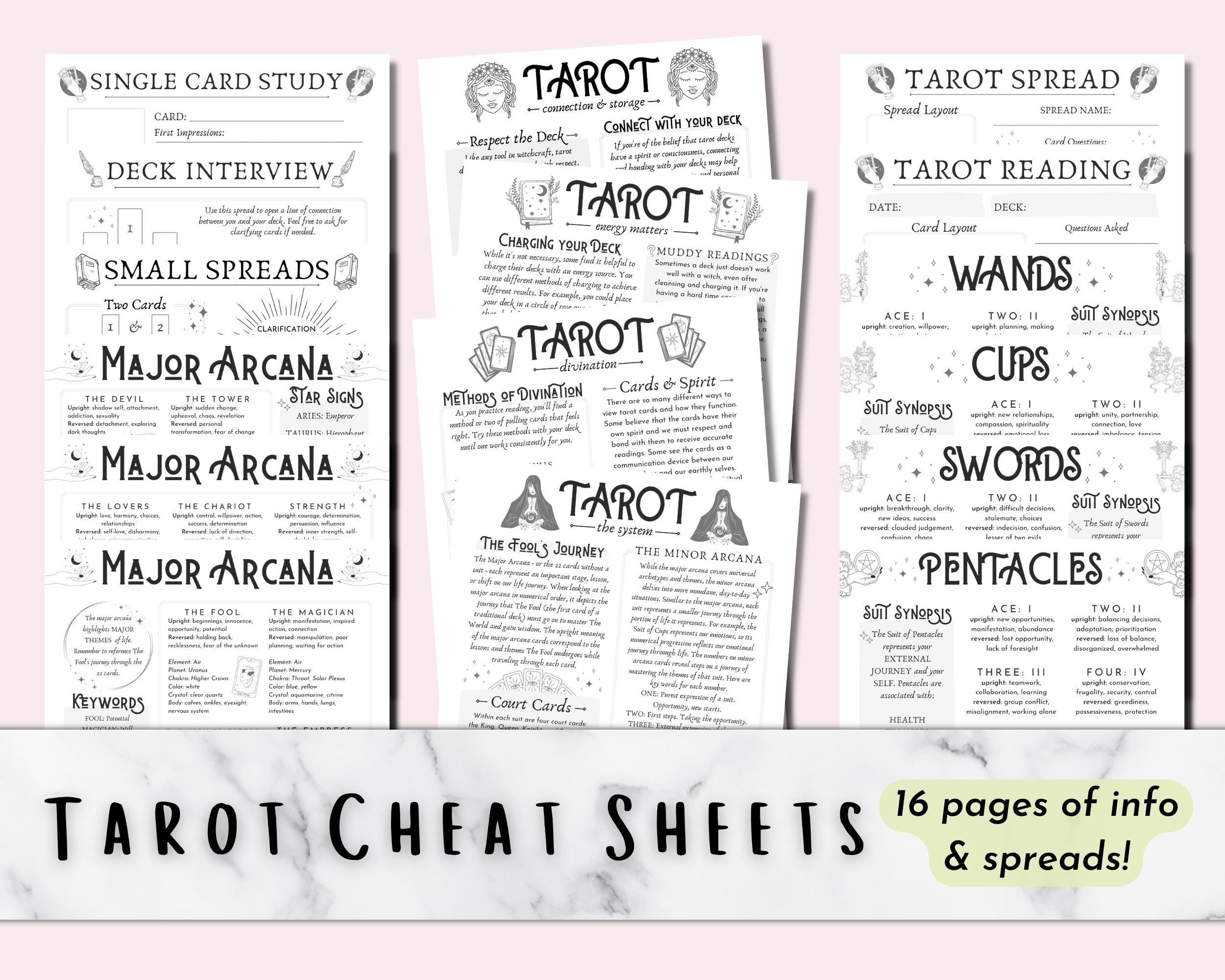 Tarot Study - Etsy