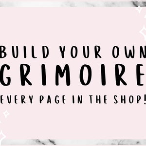 Build your own Grimoire, Every Page in the shop bundle