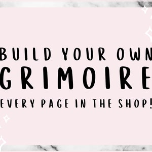 Build your own Grimoire, Every Page in the shop bundle