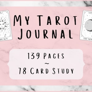 My Tarot Journal, Printable Digital Grimoire Pages