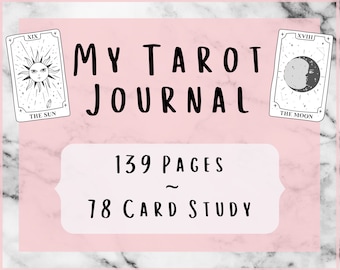 My Tarot Journal, Printable Digital Grimoire Pages