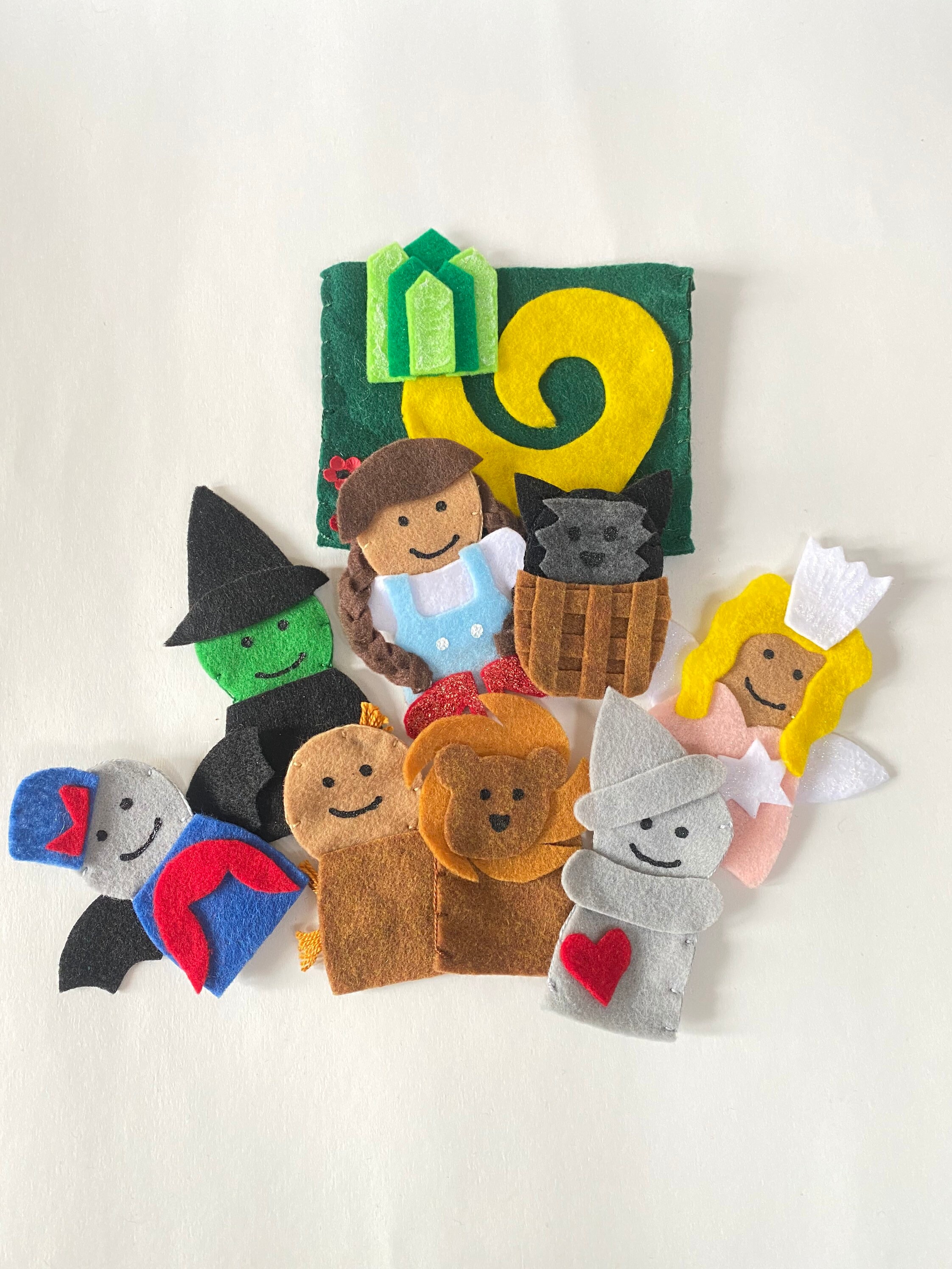 Wizard of Oz Inspired Finger Puppet Set Felt Story Pretend | Etsy