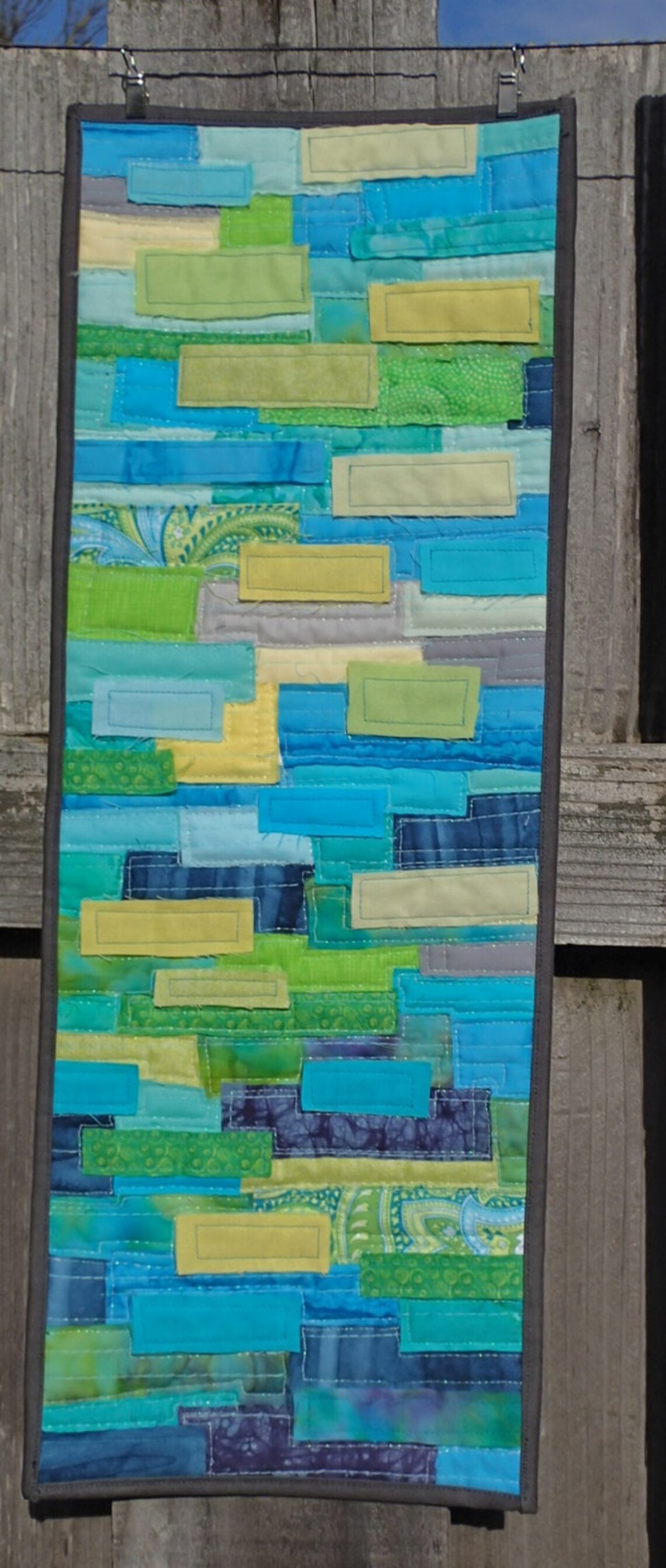 Modern art quilt wall hanging Etsy Hangings caryl bryer fallet longarm