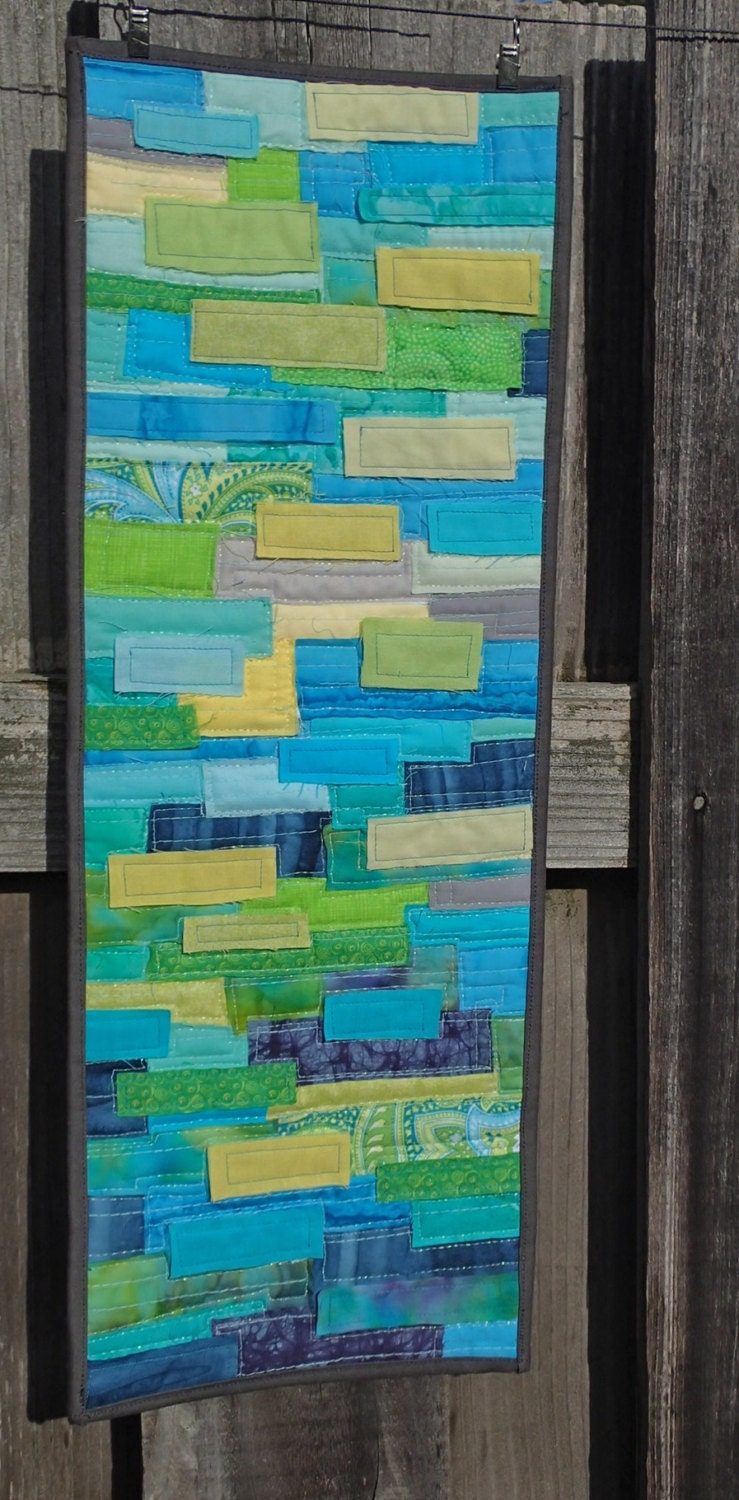 Modern art quilt wall hanging Etsy Modern art quilt quilts for sale quilted wall hanging gift for