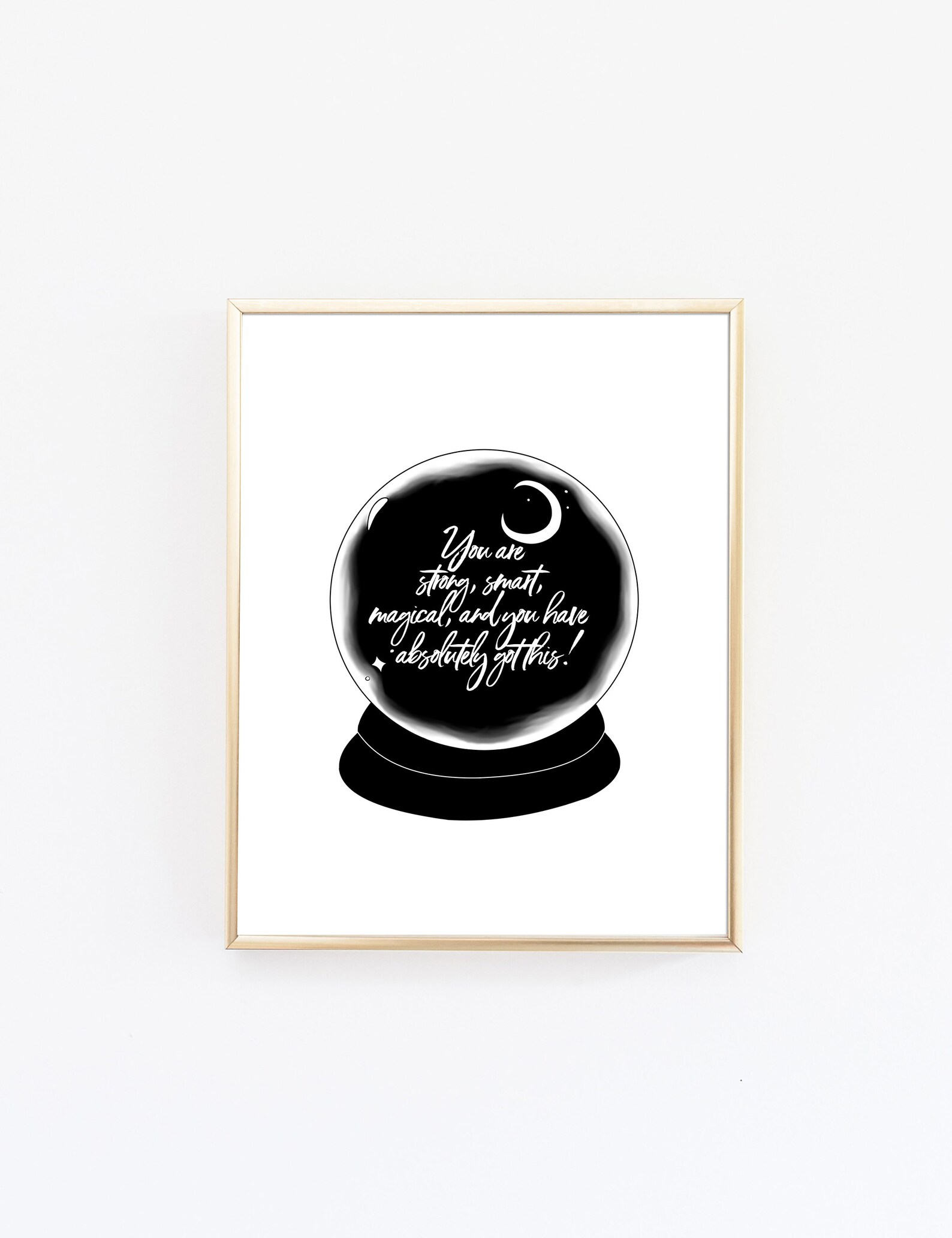 Inspirational Crystal Ball Inspiring Quotes Typography Etsy Australia