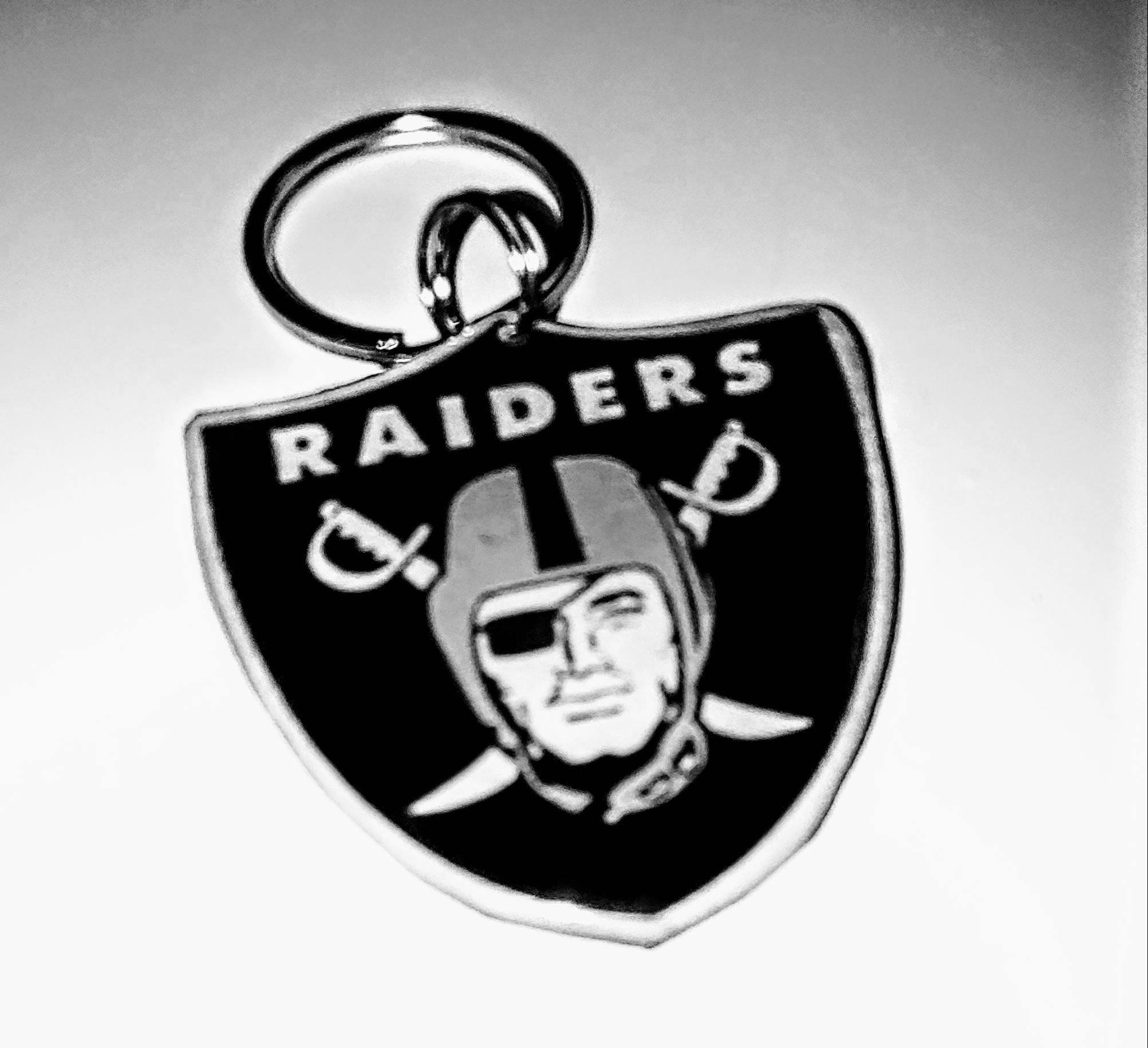 RAIDERS FOOTBALL KEYCHAINS Llaveros del Equipo Deportivo Etsy