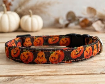 Halloween / Spooky Season /Pumpkins / Small Dog & Cat Collars